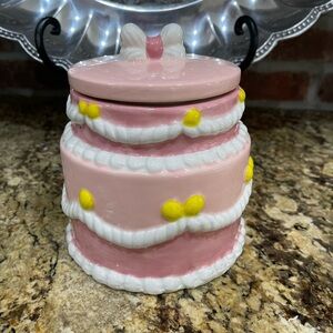 Bouffants and Broken Hearts 23oz ceramic birthday cake candle “FRESH BAKED” NEW!